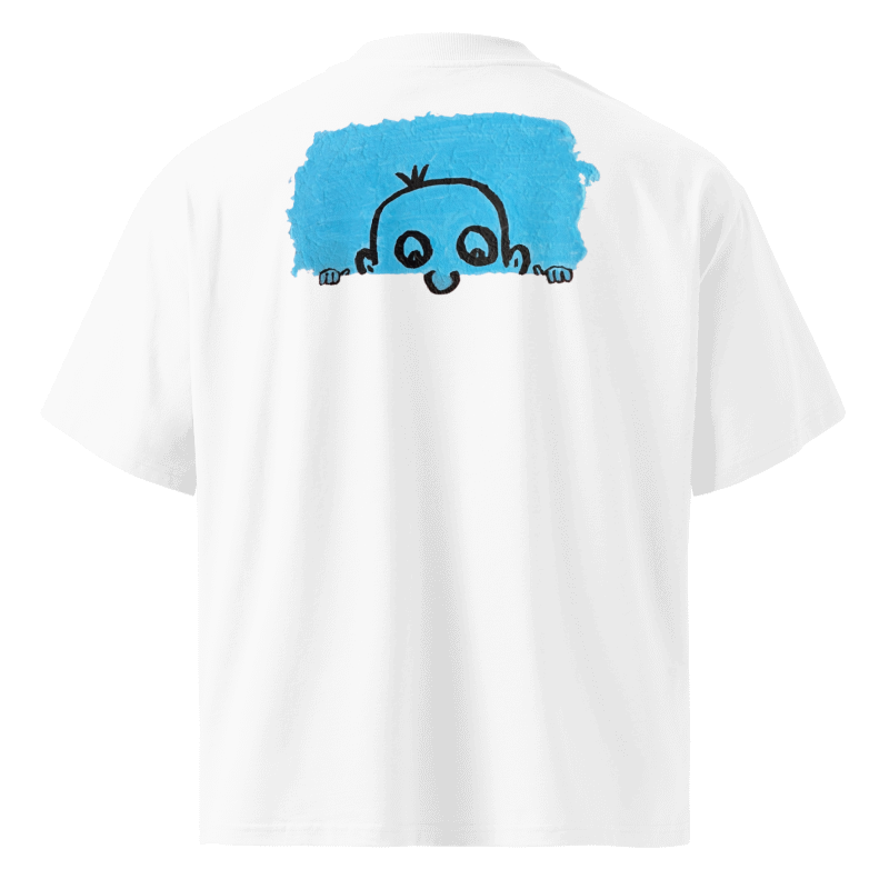 Back of the white LUCEO Kid Tee