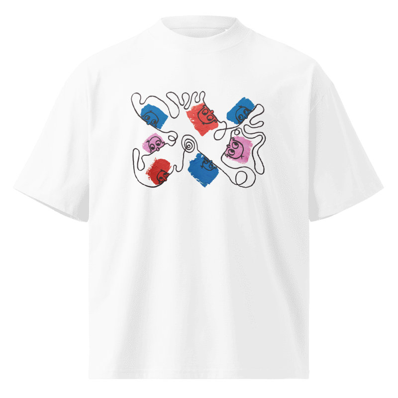 Front of the white LUCEO Kids Tee